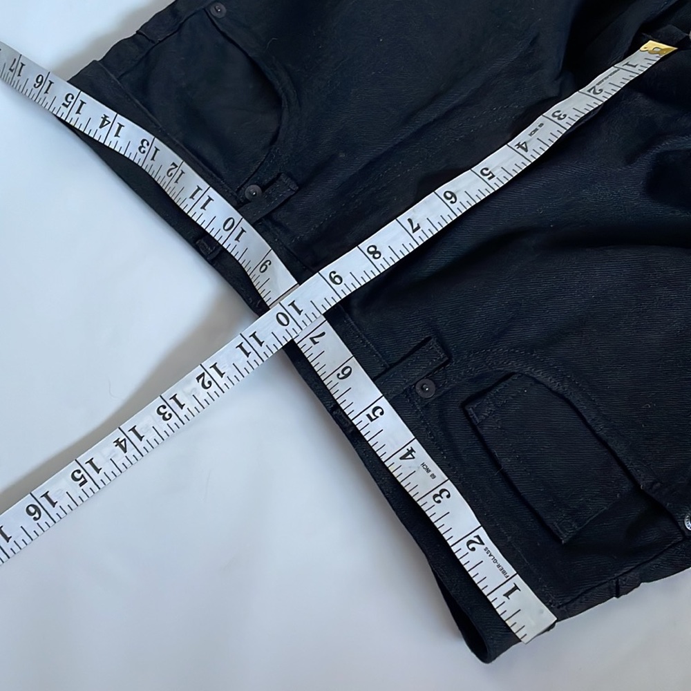 Everlane NWOT  10”Highrise Skinny Stretch Jeans in Black. 32 x 32 - Picture 9 of 9